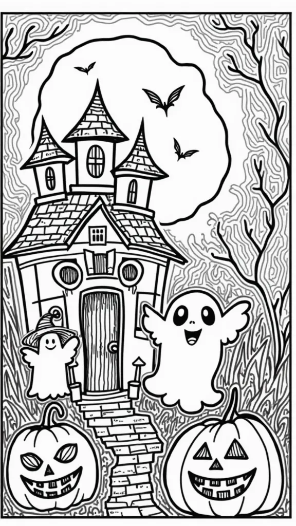 printable halloween coloring pages to print